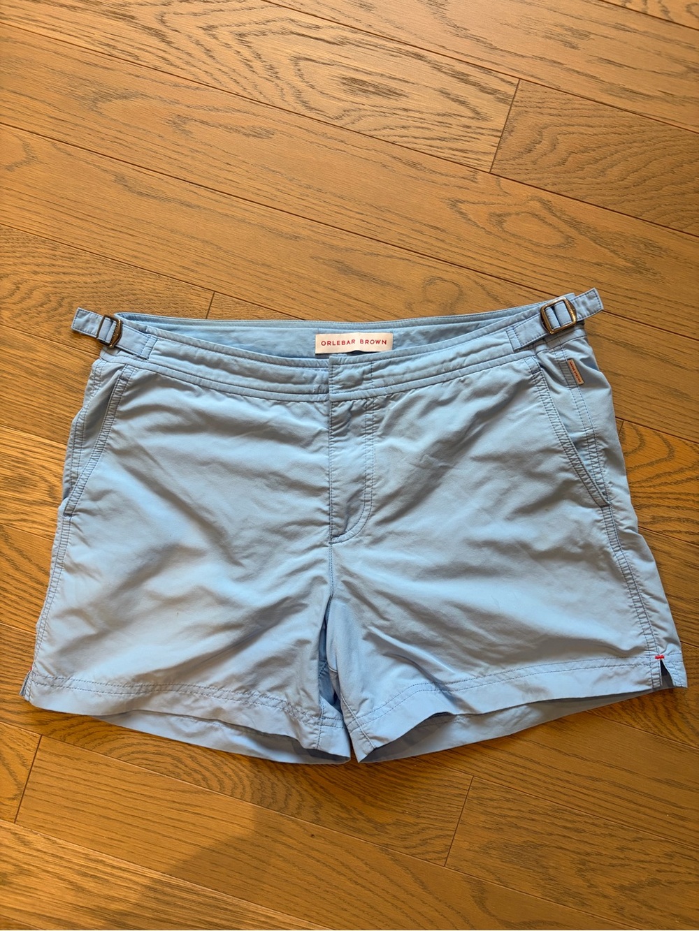 Orlebar Brown Light Blue Tailored Hybrid Shorts